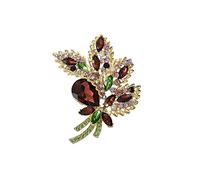 Oenothera Broches De Bisuteria, Broche Flor, Broches Para Ropa Mujer, para la asistencia diaria a banquetes, fiestas, cenas, etc, haciendo de la mujer un punto brillante(Morado)