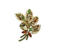 Oenothera Broches De Bisuteria, Broche Flor, Broches Para Ropa Mujer, para la asistencia diaria a banquetes, fiestas, cenas, etc, haciendo de la mujer un punto brillante(Curry)