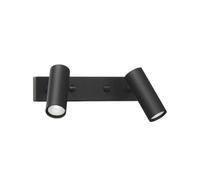 Örsjö Belysning Lámpara de pared Puck Dubbel Estructura negra. led