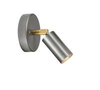 Örsjö Belysning Lámpara de techo/pared Starlight 1 con caja de conexiones Acero en bruto