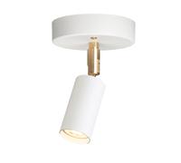 Örsjö Belysning Lámpara de techo/pared Starlight 1 con caja de conexiones Lacado texturizado blanco RAL 9016