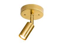 Örsjö Belysning Lámpara de techo/pared Starlight 1 con caja de conexiones Latón en bruto