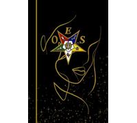 OES: Order of the Eastern Star Black & Gold Notebook/Journal | College Ruled | 5.5" x 8.5" | 100 Pages