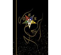 OES: Order of the Eastern Star Black & Gold Notebook/Journal | College Ruled | 5.5" x 8.5" | 100 Pages