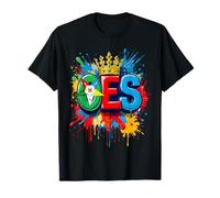 OES Queen Crown Acuarela Goteo Orden de la Estrella del Este Camiseta