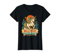 Oeste Salvaje, Magia más Salvaje - Regalo Unicornio arcoíris Camiseta