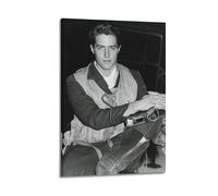 OESYSETCO Póster decorativo de Hugh Grant con estrellas masculinas y actores, lienzo decorativo para pared e impresión artística moderna para dormitorio familiar, 60 x 90 cm