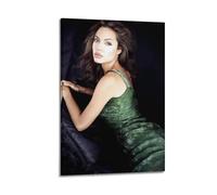 OESYSETCO Póster decorativo de la famosa actriz Angelina Jolie para pared e impresión artística moderna para dormitorio familiar, 50 x 75 cm