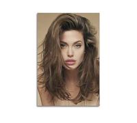 OESYSETCO Póster decorativo de la famosa actriz Angelina Jolie para pared e impresión artística moderna para dormitorio familiar, 20 x 30 cm