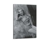 OESYSETCO Póster decorativo de Marilyn Monroe Actriz Art Deco para pared y decoración moderna de dormitorio familiar, 20 x 30 cm