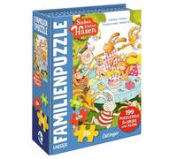 Oetinger Sieben Kleine Hasen. Unser Familien-Puzzle 199 Teile