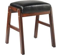 OEUBEQ Bancos de tocador, Asiento de Banco de tocador, Taburete otomano con Patas de Madera Maciza, taburetes de Maquillaje para tocador, Taburete tapizado para Sala de Estar, Comedor, en