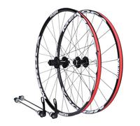 OEUBEQ Juego de Ruedas para Bicicletas de montaña de 26 a 27,5 Pulgadas Juego de Ruedas para Bicicletas de montaña Freno de Disco Ruedas Delanteras y traseras de liberación rápida Llanta