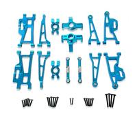 Oeudire For MJX1/14 14209 14210 H14BM actualización de Coche RC Control Remoto Piezas de Coche actualización de Metal Conjunto de Piezas vulnerables Accesorios(For 30degree-A)