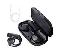 OEUVREBY Auriculares Bluetooth HiFi V5.3 con ganchos para los oídos, para deportes, trabajo, juegos, color negro