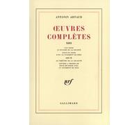 Oeuvres Completes. Tome 13