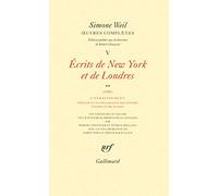 Oeuvres complètes: Tome 5, Ecrits de New York et de Londres