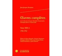 Oeuvres complètes: Tome 8, 1761-1762: Tome XIII A (Bibliotheque Du Xviiie Siecle, 68)