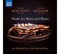 Halsdorf, Kae Shiraki - Schumann, C./ Ménager, L.: Horn and Piano Works