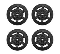 Oewwthy 4 Piezas 95Mm Universal Bearing Polea Wheel Cable Equipos de Fitness Accesorios Equipo de Gimnasio Pieza Herramienta Resistente Al Desgaste con Larga Vida úTil
