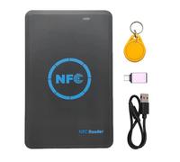 Oewwthy Lector/Escritor Chip Inteligente NFC 5 Bandas + 1XUID, Copiadora 125K y 13,56 M, Duplicadora HID, Clonadora Etiquetas, con IC Identificación, Copia Llaves.
