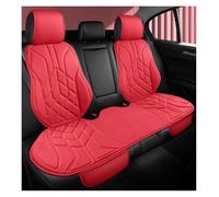 OEXRIG Fundas Asientos Coche Funda Universal De Cuero para Asiento De Coche, Transpirable, Cómoda Y Protectora Fundas para Asientos(Red Back Seats)