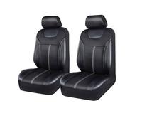 OEXRIG Fundas Asientos Coche Fundas Universales De Cuero Sintético para Asientos Coche con Malla Transpirable Que Se Adaptan A La Mayoría De Coches, SUV Fundas para Asientos(Gray 2 Seat)