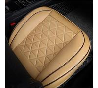 OEXRIG Fundas Asientos Coche para Chevy para Express para Malibu para Equinox para Traverse Cubierta Asiento Delantero Coche Cuero PU cojín Coches Protector automóviles(Beige 1Piece)