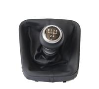 OEXRIG Pomos De Palanca De Cambios para VW para Golf 5 MK5 2004-2008 Accesorios de decoración pomo de Cambio de Marchas para Coche Plateado Cubierta de Bota Gaitor Perilla De Cambio(5 Speed Set)