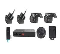 OEXRIGRU Cámara Visión Trasera Sistemas De Cámara De Visión Envolvente 3D con IA para Coche, 1080P, con Paño De Calibración, USB De 64 GB Y Sensor De Impacto Camara Marcha Atras