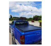 OEXRIGRU Cubierta De Carga para MAXUS T60 T70 T90 para LDV Camioneta Cubierta De Cama Tonneau Tapa del Compartimento Trasero Cortina Enrollable Aluminio Trasero Trunk Estante(Manual)