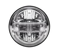 OEXRIGRU Faros principales Faros Delanteros LED 7 Pulgadas Para Suzuki Para Samurai SJ410, H4 DRL, Redondos 7 Pulgadas Juego De Faros Delanteros(1pcs Silver)