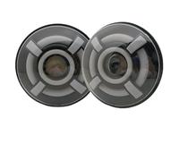 OEXRIGRU Faros principales Faros Delanteros LED Redondos 7 Pulgadas Con Haz Alto/bajo Para Jeep Para Wrangler JK LJ TJ Para Unlimited Juego De Faros Delanteros(Headlight 2pcs O)