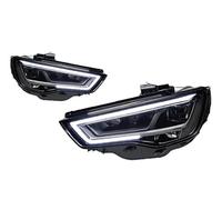 OEXRIGRU Faros principales Para A3 8V Para Sedán 2013-2016 S3 Estilo Luces Diurnas Proyector Doble Faros Delanteros Modificados Para Automóvil Juego De Faros Delanteros(RHD,Xenón)