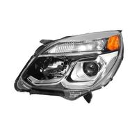 OEXRIGRU Faros Principales Para Chevrolet Para Equinox 2016-2017 Faros Delanteros Cromados Transparentes Izquierdos Repuestos 23342703 Faro Principal