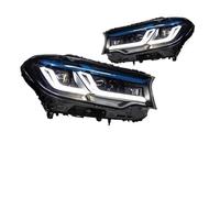 OEXRIGRU Faros Principales Para G30 525i 530i 535i 540i 2017 2018 2019 2020 luces de coche faro delantero DRL señal automático faro proyector lente Faro Principal(18-20 Xenon)