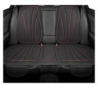 OEXRIGRU Funda De Asiento De Coche, Cojín De Asiento De Coche, Transpirable, Cojines para Silla De Coche, Alfombrilla Universal Funda Asiento(Black Red Rear Set)