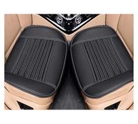 OEXRIGRU Funda Universal De Cuero Sintético para Asiento De Coche, Cojín para Asiento De Coche, Protector De Asiento De Automóvil Funda Asiento(2*Front White Line)