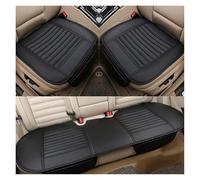 OEXRIGRU Funda Universal De Cuero Sintético para Asiento De Coche, Cojín para Asiento De Coche, Protector De Asiento De Automóvil Funda Asiento(Black Line 1 Set)