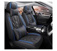 OEXRIGRU Juego Fundas Asientos para Chevrolet para Cruze para Blazer para Captiva para Camaro para Aveo para Malibu para Equinox Cubierta Asiento Coche(Coffee 5 Seat-B)