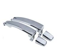 OEXRIGRU Manija Puerta Exterior Coche Para Chevrolet Para Captiva 2007-2015 Para Aveo 2007-2011 Manija De Puerta Exterior Cromada 96468266 96468306(Rear Side X2)