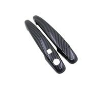 OEXRIGRU Manija Puerta Exterior Coche Para Toyota Para Premio T260 MK2 2008~2019 ABS Cubierta Protectora De Manijas Puerta Coche(Carbon Fiber 1 Button 2 Door)