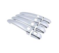 OEXRIGRU Manija Puerta Exterior Coche Para Toyota Para Premio T260 MK2 2008~2019 ABS Cubierta Protectora De Manijas Puerta Coche(Chrome 4 Button 4 Door)