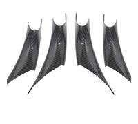 OEXRIGRU Manijas Interiores Para Coche Para Serie 3/4 F30 F32 F34, Cubierta De Manija Puerta Interior Coche, Embellecedor Pegatinas Para Cuenco, Decoración(4pcs Carbon)
