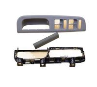 OEXRIGRU Manijas Interiores Para Coche Para VW Para Jetta Para Golf Para Passat Para Bora Coche Manijas De Puerta Interior Izquierda Manija Del Panel Cubierta Embellecedora(Style C-3pcs Grey)