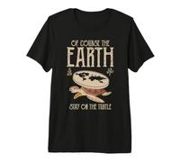 of Course The Earth Is Flat. How Else Would It Stay On The Camiseta Premium