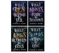 Of Flesh & Bone Series 4 Books Collection Set by Harper L. Woods (What Lies Beyond the Veil, What Hunts Inside the Shadows, What Lurks Between the Fates & What Sleeps Within the Cove)