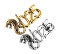 of The Animal Badge Applique Rhinestone Brooch Pins Year Lapel for Back Aesthetic Snake Pin Alloy
