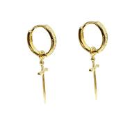 of The Lid Trendy Drop Dangle Rhinestones Loop Earrings S Sterling en