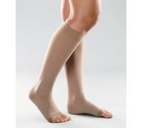 Ofa Lastofa con algodón KKL 2 AD calcetines hasta la rodilla de punta abierta normal